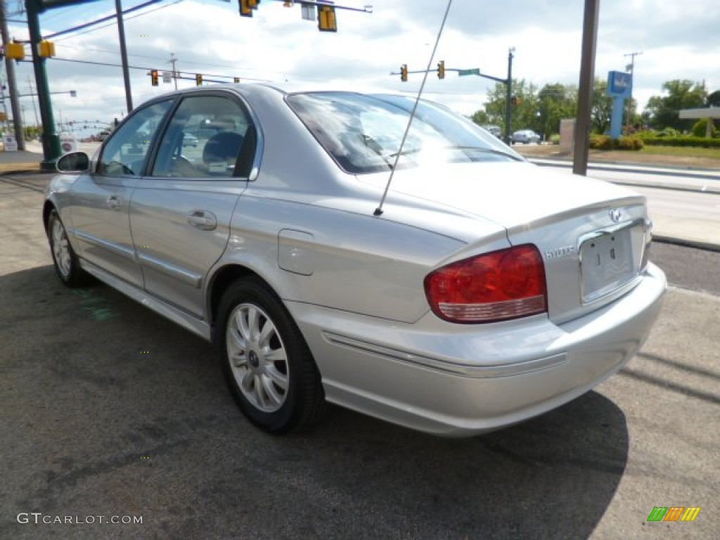 2004 Sonata V6 - Brilliant Silver / Black photo #5