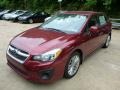 Camellia Red Pearl - Impreza 2.0i Premium 5 Door Photo No. 8