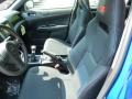 2013 Subaru Impreza STi Carbon Black Leather Interior Front Seat Photo