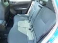 2013 Subaru Impreza STi Carbon Black Leather Interior Rear Seat Photo