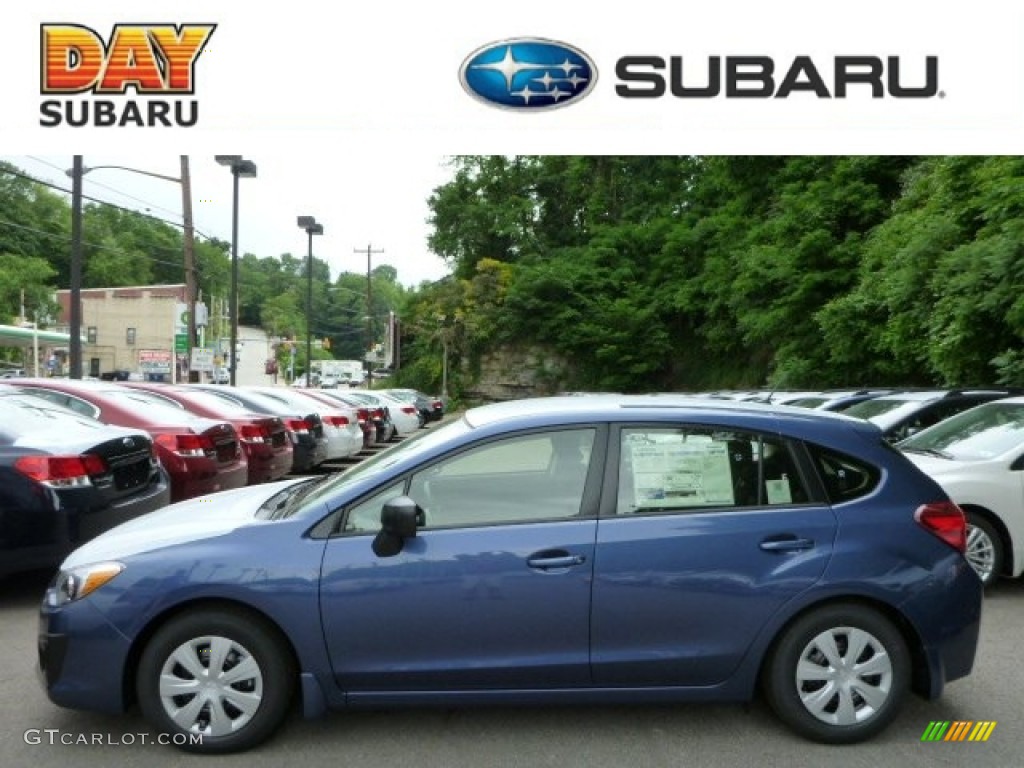 2013 Impreza 2.0i 5 Door - Marine Blue Pearl / Black photo #1