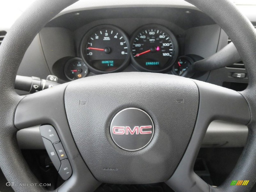 2013 Sierra 1500 SL Extended Cab 4x4 - Onyx Black / Dark Titanium photo #8