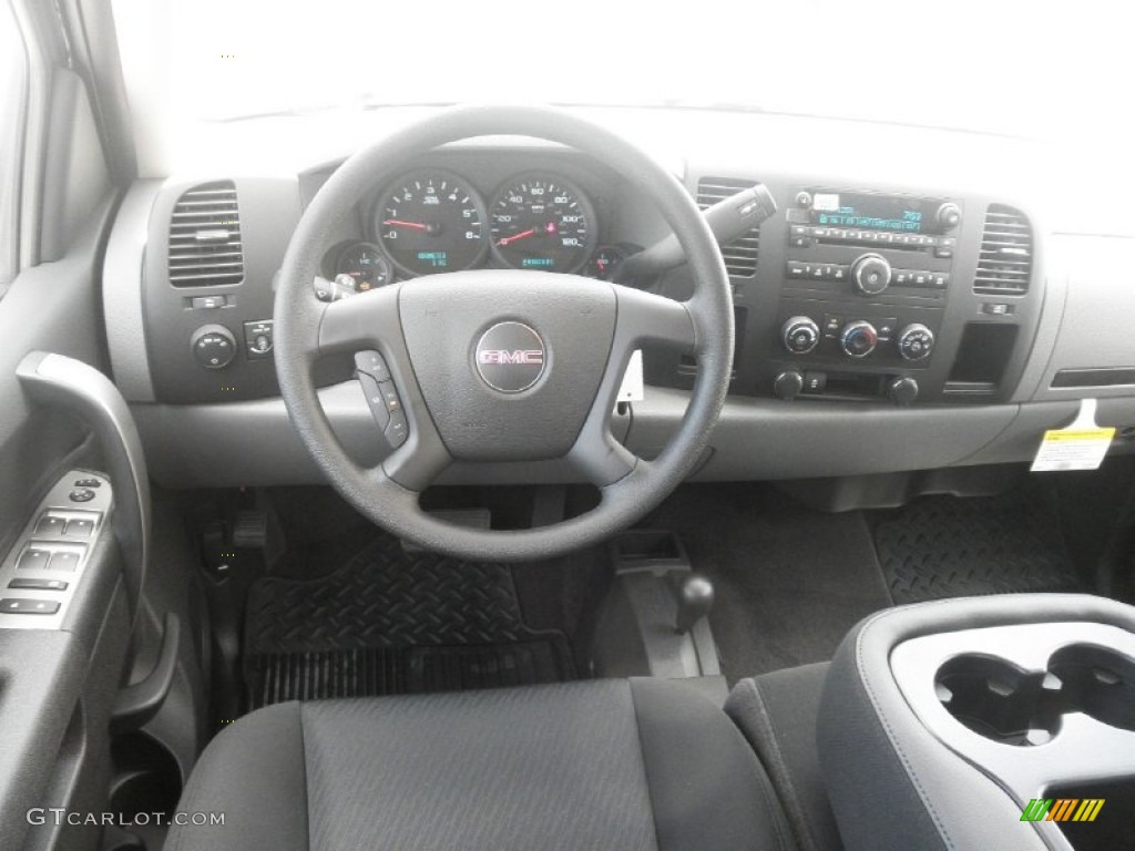 2013 Sierra 1500 SL Extended Cab 4x4 - Onyx Black / Dark Titanium photo #10