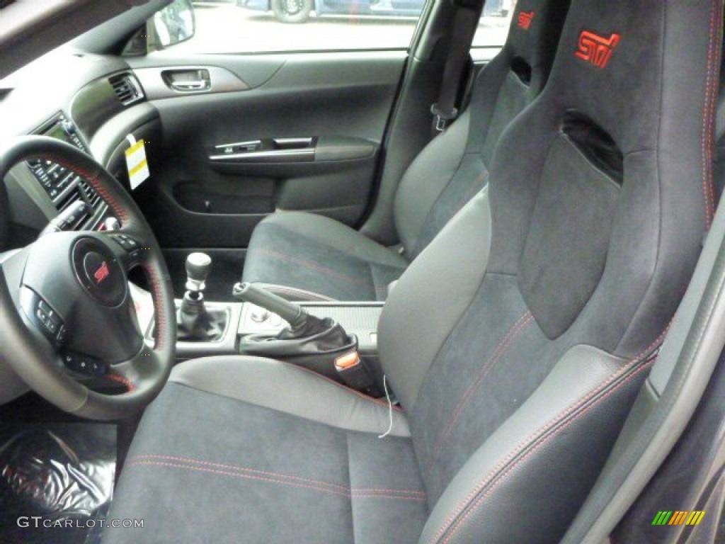 STi Black Alcantara/Carbon Black Interior 2013 Subaru Impreza WRX STi 4 Door Photo #81789886