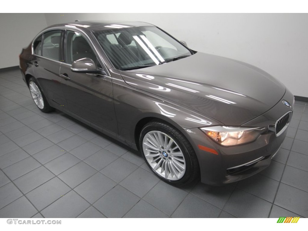 2012 3 Series 328i Sedan - Mojave Metallic / Black photo #8