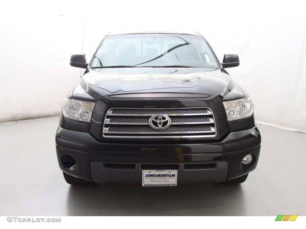 2007 Tundra SR5 Double Cab - Black / Graphite Gray photo #3