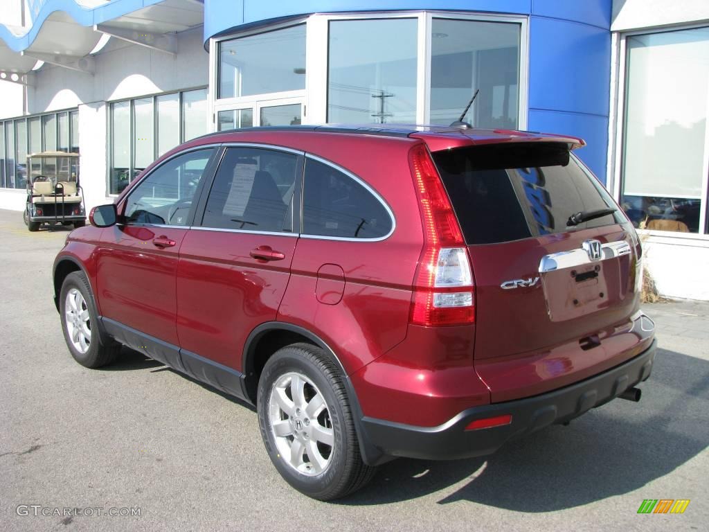 2007 CR-V EX-L 4WD - Tango Red Pearl / Gray photo #4