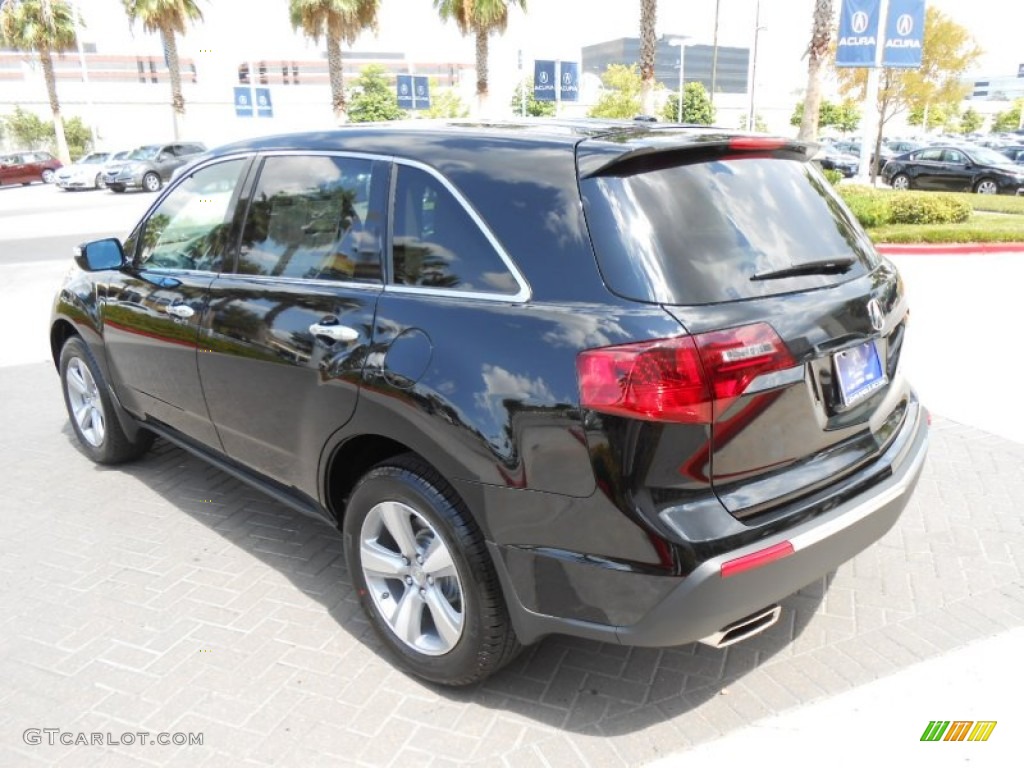 2013 MDX SH-AWD Technology - Crystal Black Pearl / Graystone photo #5