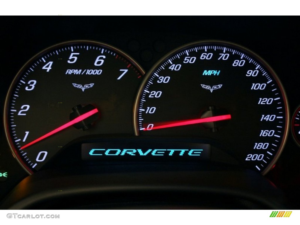 2010 Chevrolet Corvette Coupe Gauges Photo #81792073