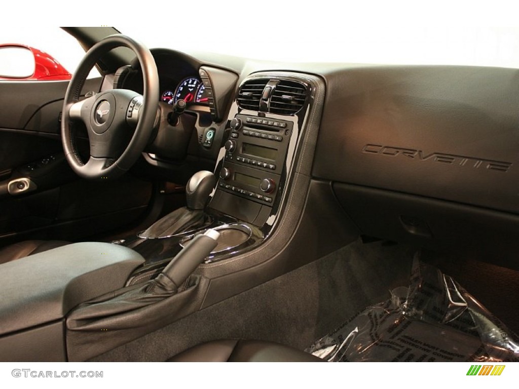 2010 Chevrolet Corvette Coupe Ebony Black Dashboard Photo #81792243