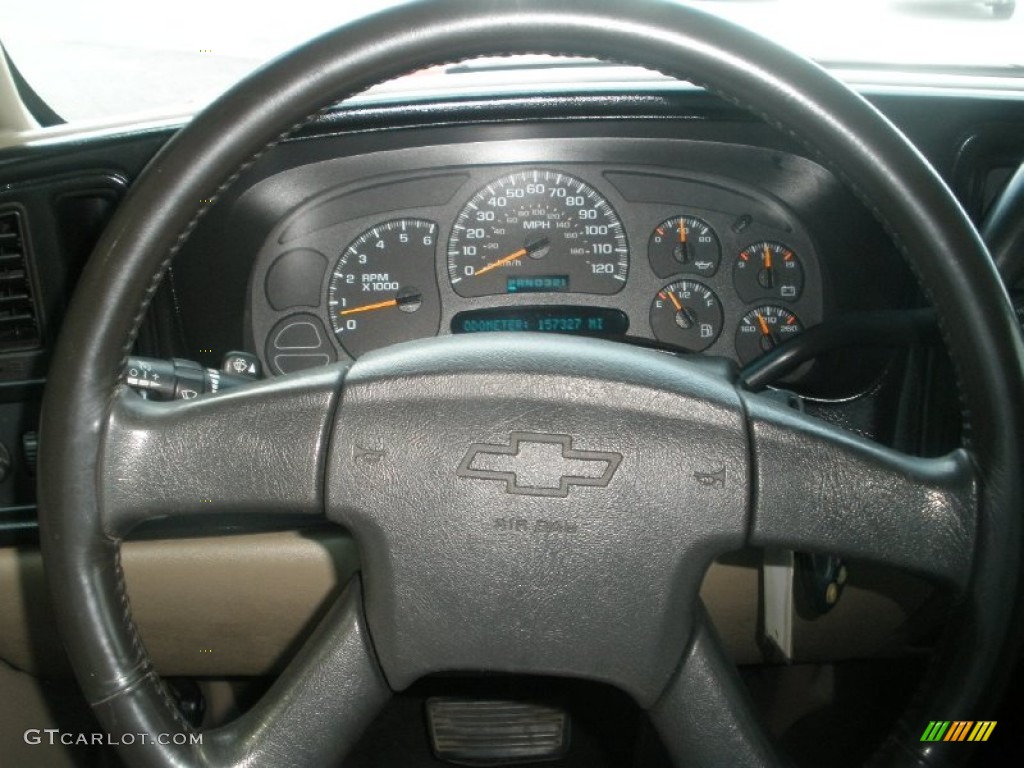 2003 Silverado 1500 LS Extended Cab - Victory Red / Tan photo #20