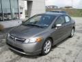 2008 Galaxy Gray Metallic Honda Civic EX-L Sedan  photo #2