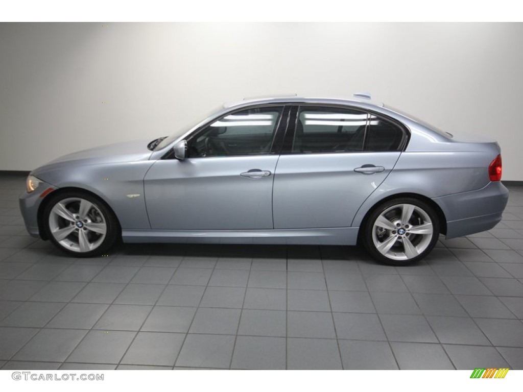 2011 3 Series 335i Sedan - Blue Water Metallic / Gray Dakota Leather photo #2