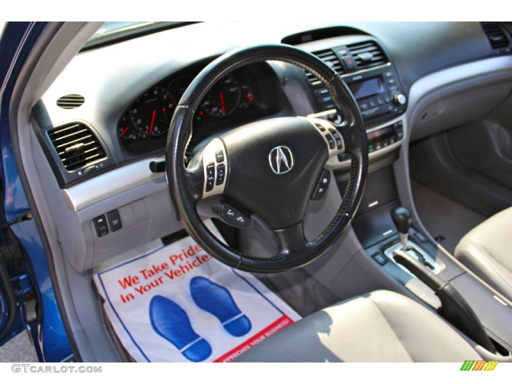 2007 TSX Sedan - Arctic Blue Pearl / Quartz photo #13