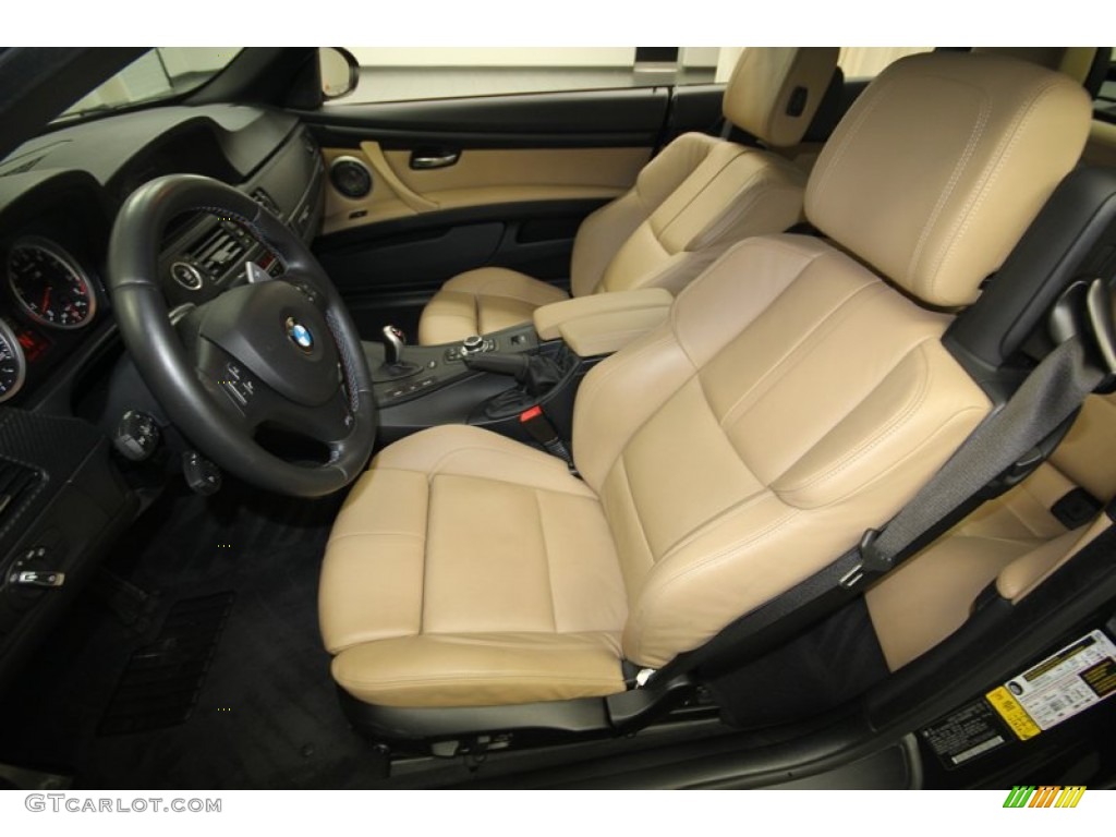 Bamboo Beige Novillo Leather Interior 2011 BMW M3 Convertible Photo #81797205