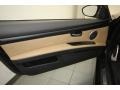 Bamboo Beige Novillo Leather Door Panel Photo for 2011 BMW M3 #81797244