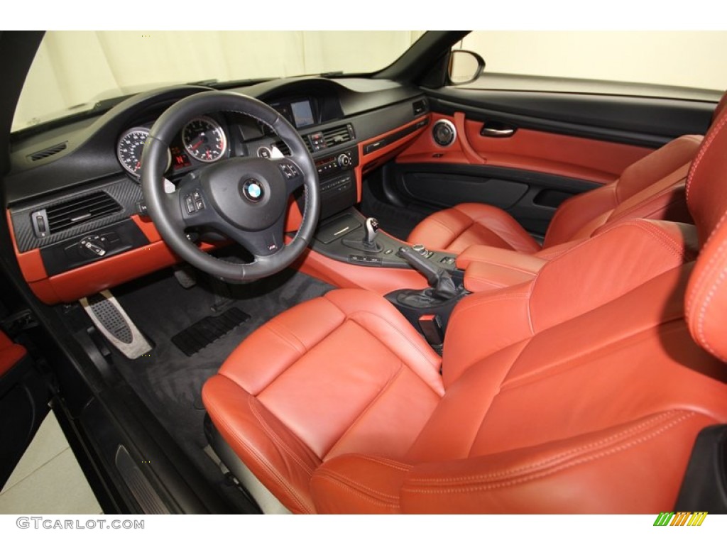 Fox Red Novillo Leather Interior 2011 BMW M3 Convertible Photo #81797847