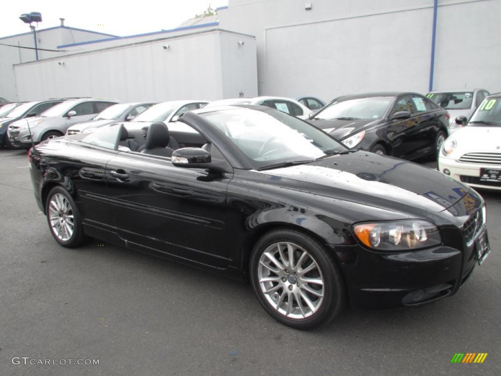 2008 C70 T5 - Solid Black / Offblack photo #2