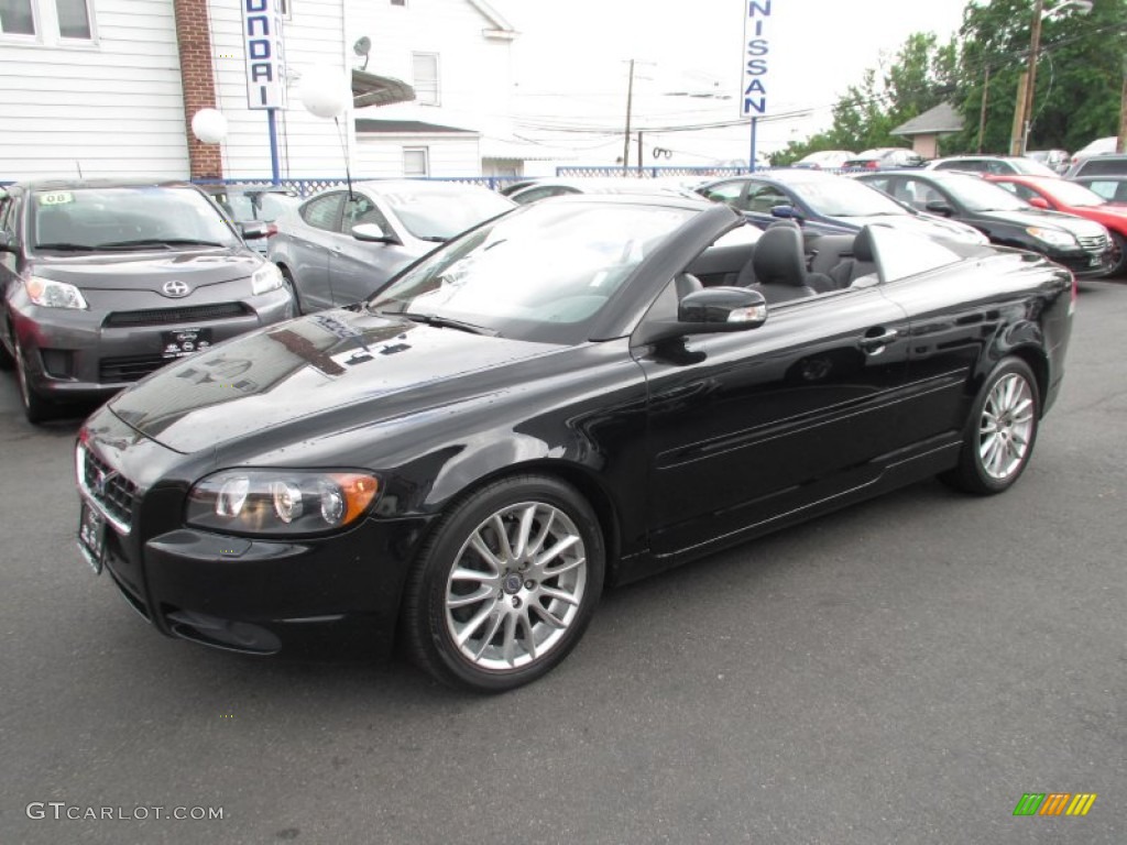 2008 C70 T5 - Solid Black / Offblack photo #3