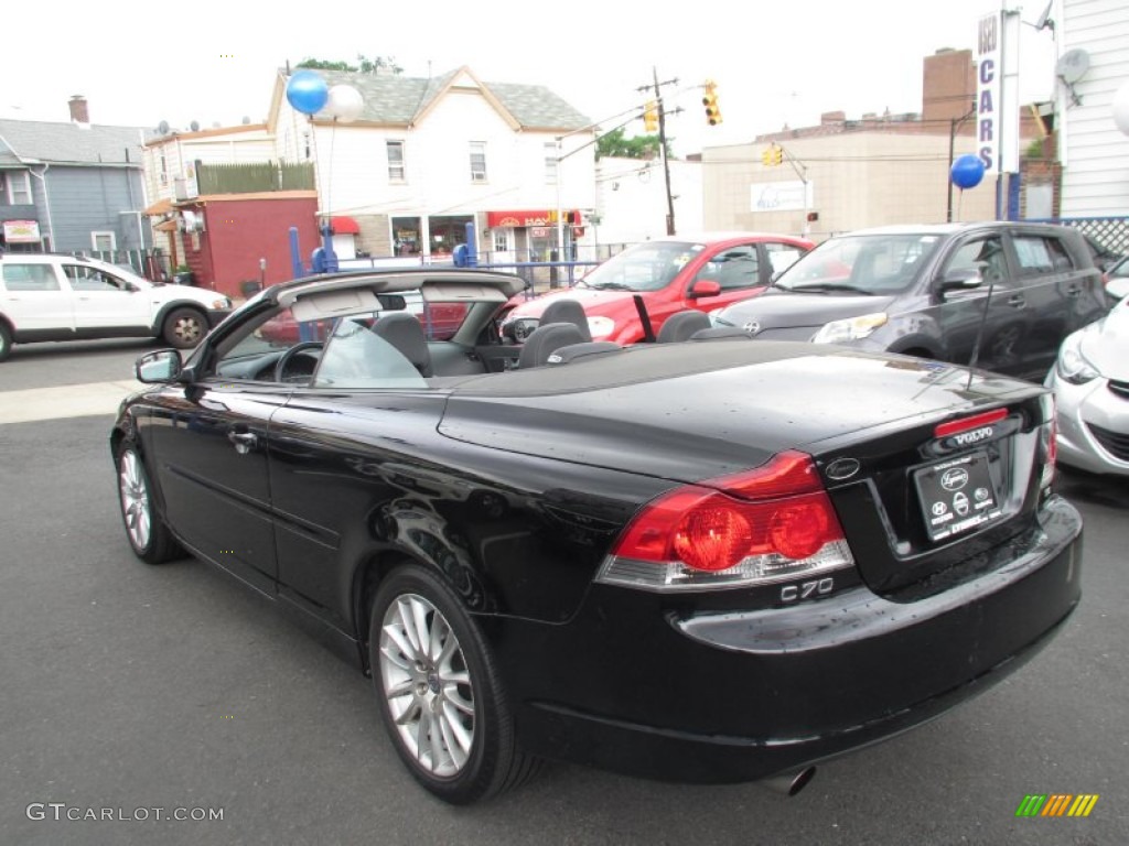 2008 C70 T5 - Solid Black / Offblack photo #5