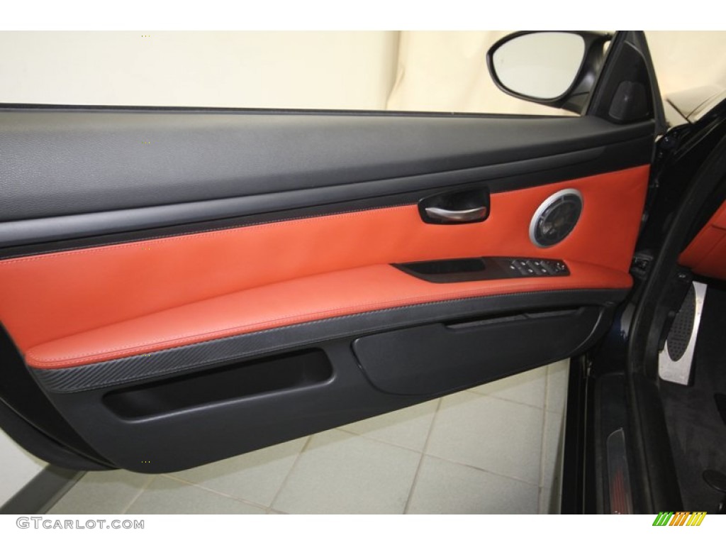 2011 BMW M3 Convertible Fox Red Novillo Leather Door Panel Photo #81798101