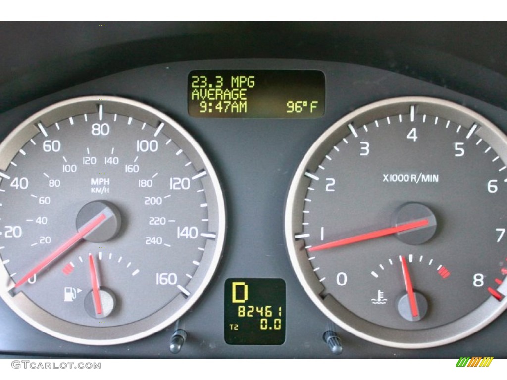 2005 V50 T5 AWD - Barents Blue Metallic / Dark Beige/Quartz photo #16