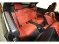 2011 BMW M3 Fox Red Novillo Leather Interior Rear Seat Photo