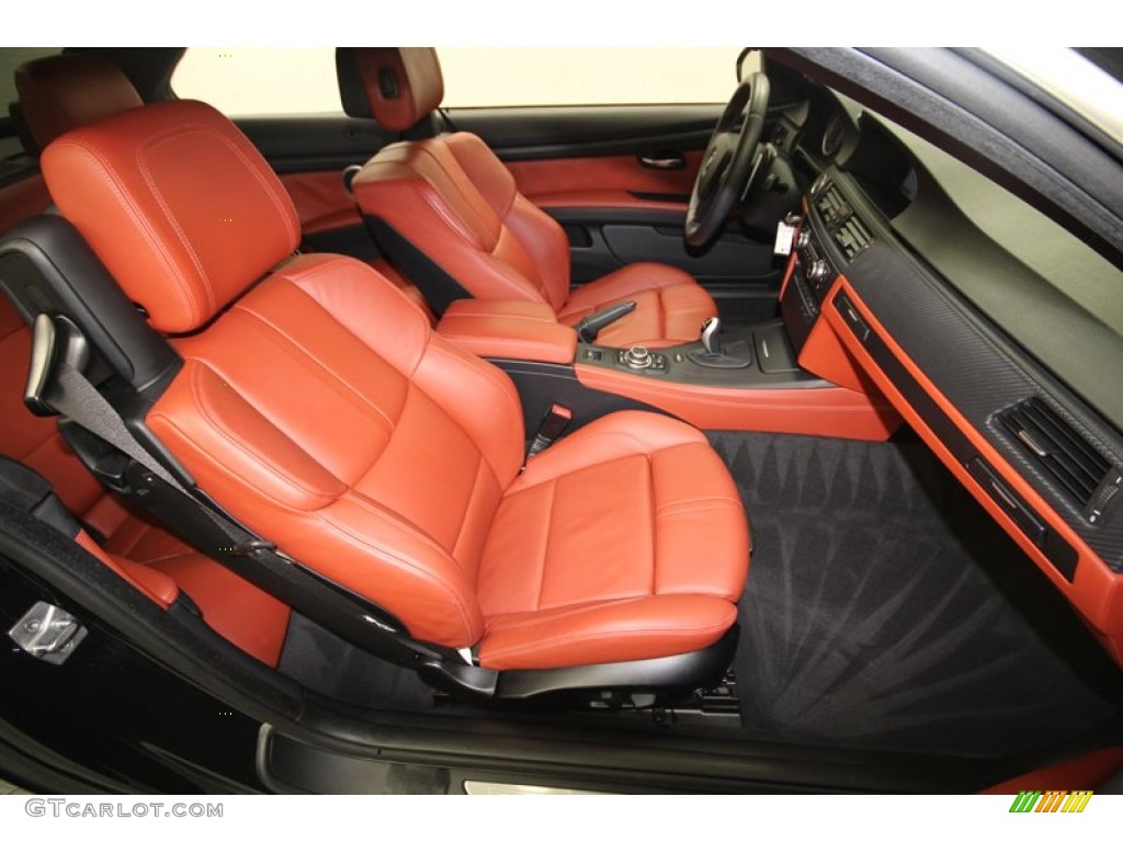 Fox Red Novillo Leather Interior 2011 BMW M3 Convertible Photo #81798525
