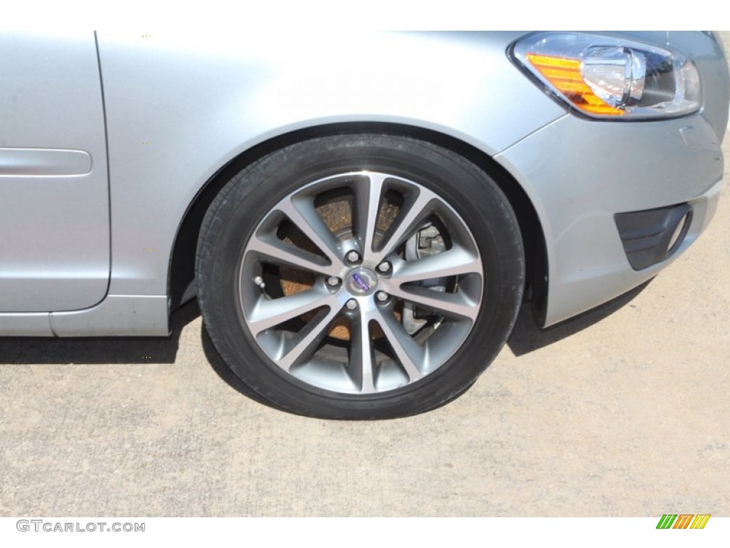 2011 C70 T5 - Electric Silver Metallic / Soverign Hide Off Black Leather/Off Black photo #14