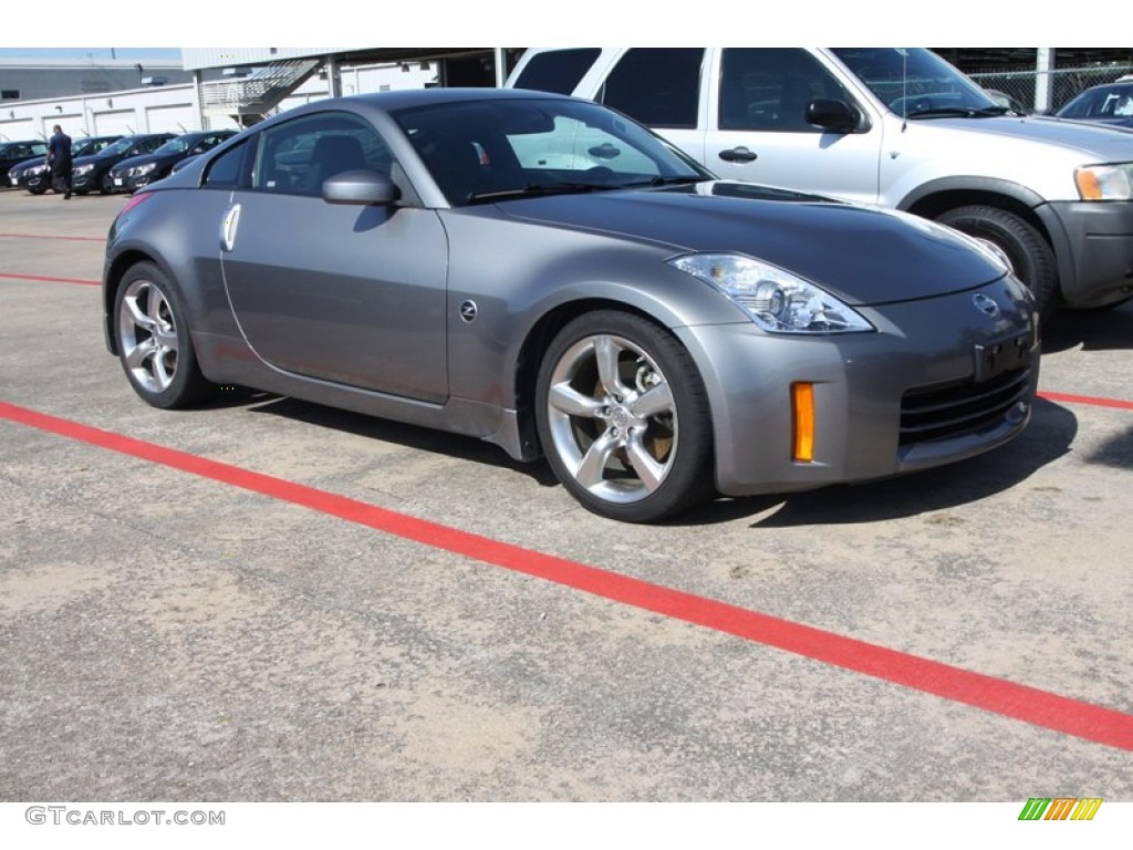 2008 350Z Coupe - Carbon Silver / Carbon photo #1