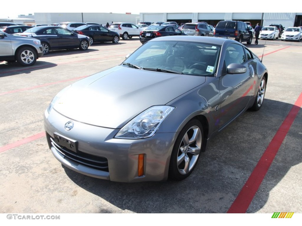 2008 350Z Coupe - Carbon Silver / Carbon photo #3