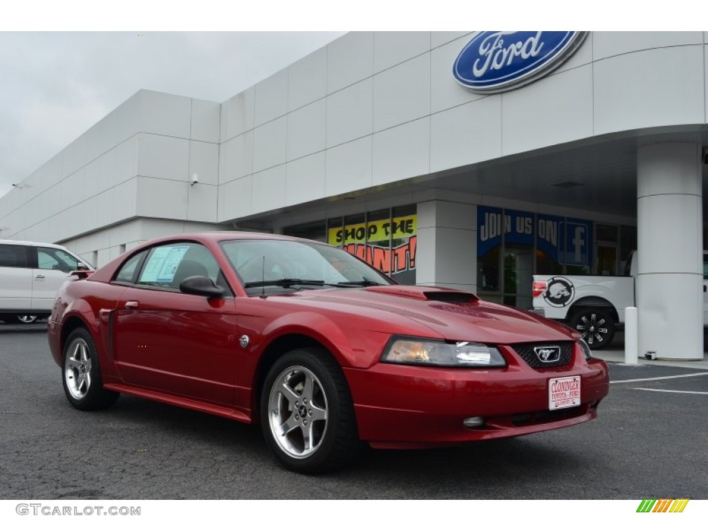 2004 Mustang GT Coupe - Redfire Metallic / Medium Parchment photo #1