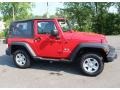 Flame Red - Wrangler X 4x4 Photo No. 4