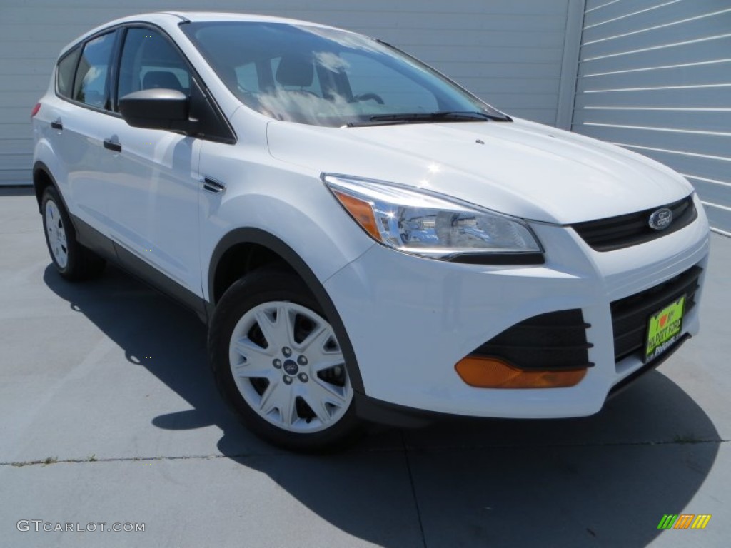 2013 Escape S - Oxford White / Charcoal Black photo #2