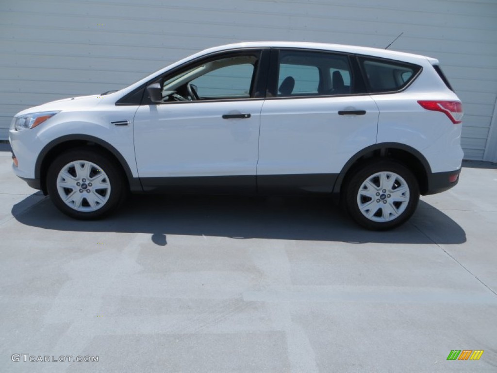 2013 Escape S - Oxford White / Charcoal Black photo #6