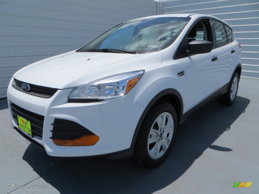 2013 Escape S - Oxford White / Charcoal Black photo #7