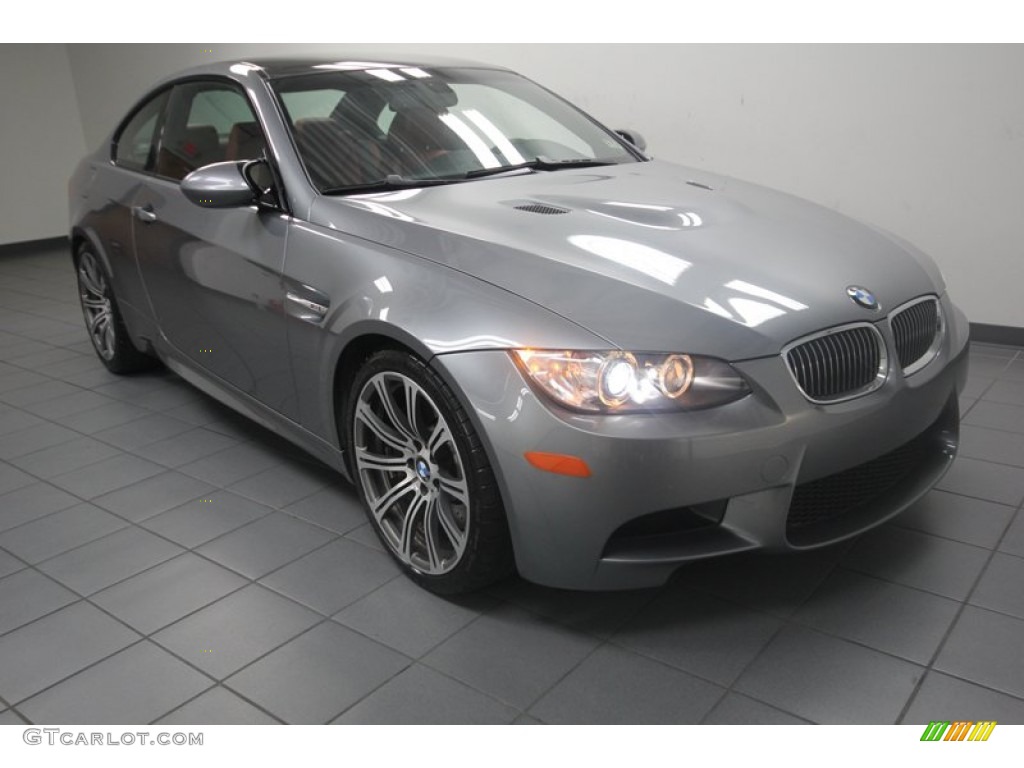 2008 M3 Coupe - Space Grey Metallic / Fox Red photo #1