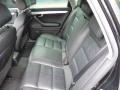 2008 Audi A4 Black Interior Rear Seat Photo