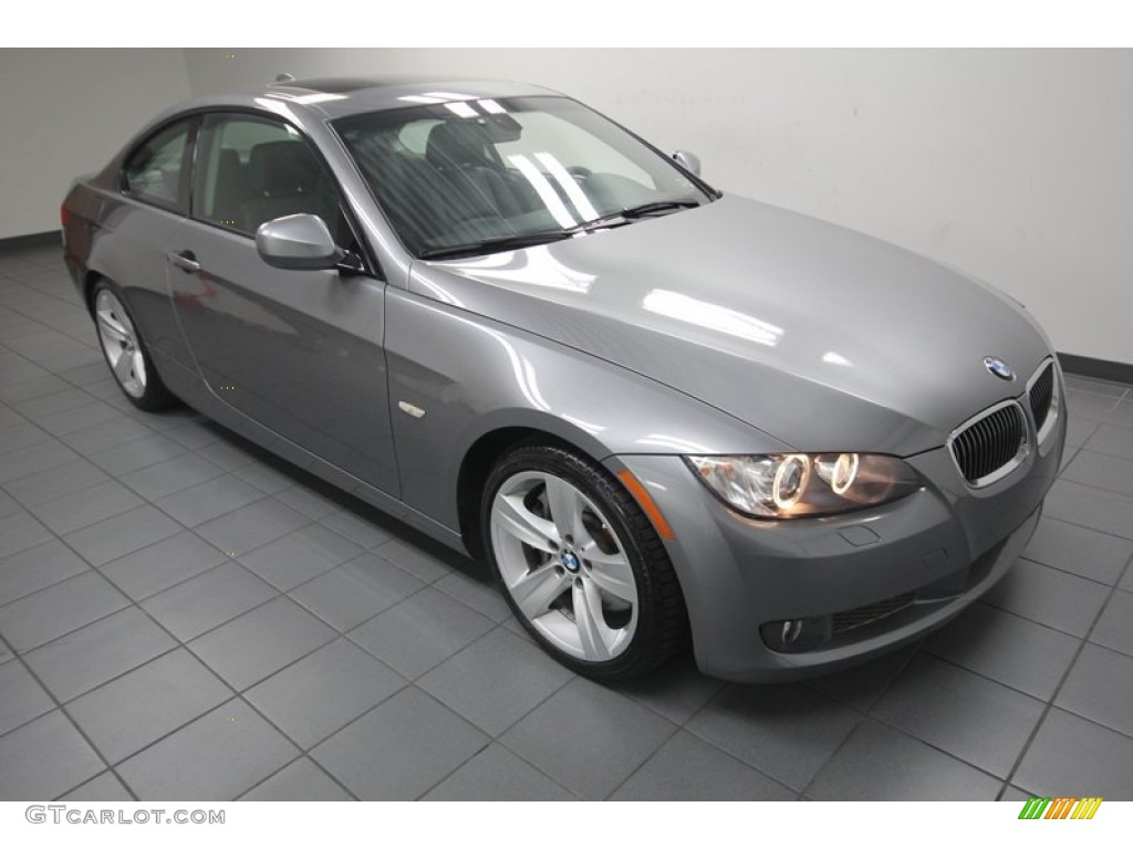 2010 3 Series 335i Coupe - Space Gray Metallic / Black photo #8