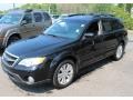 2009 Obsidian Black Pearl Subaru Outback 2.5i Limited Wagon  photo #3
