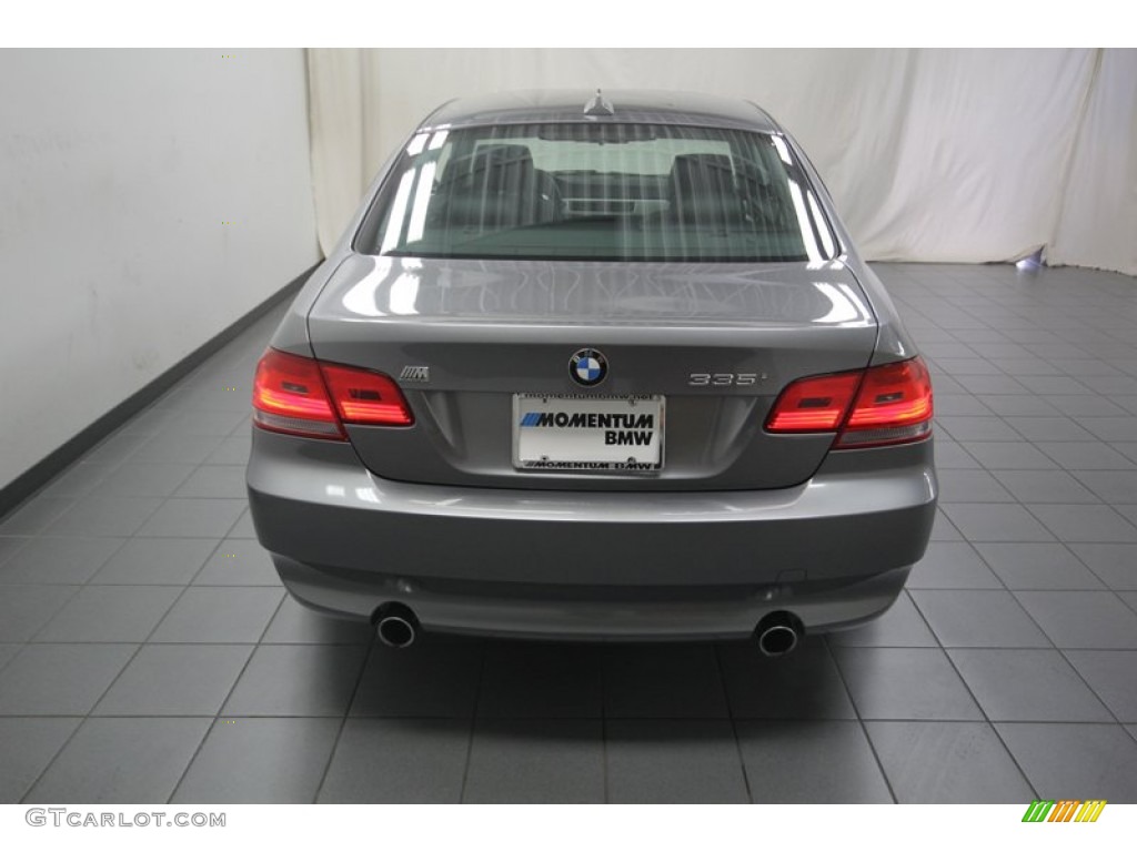 2010 3 Series 335i Coupe - Space Gray Metallic / Black photo #11