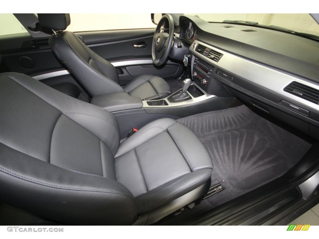 2010 3 Series 335i Coupe - Space Gray Metallic / Black photo #30