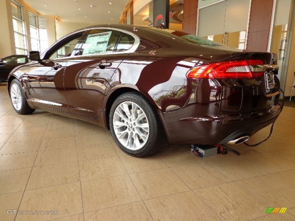 2013 XF I4 T - Caviar Metallic / Barley/Warm Charcoal photo #7