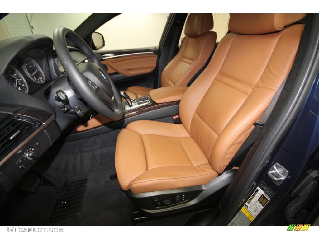 2010 X6 xDrive50i - Deep Sea Blue Metallic / Saddle Brown photo #3