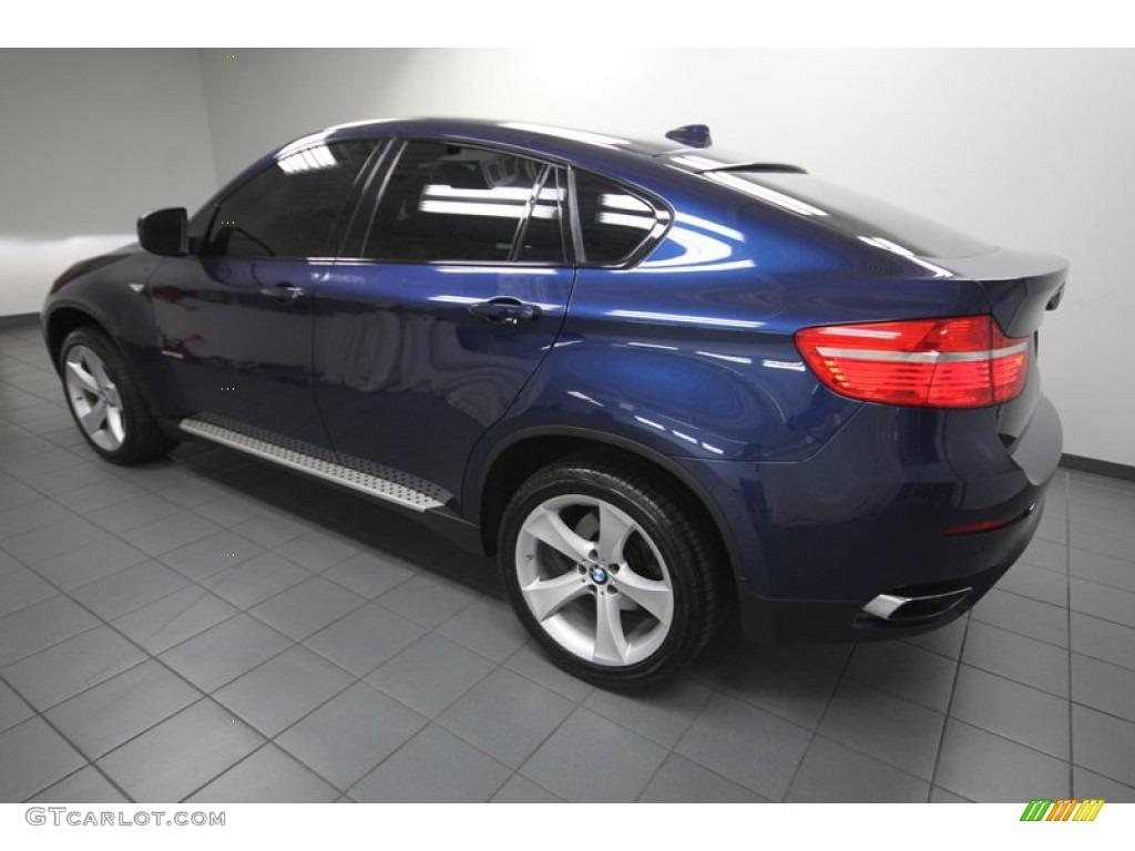 2010 X6 xDrive50i - Deep Sea Blue Metallic / Saddle Brown photo #5