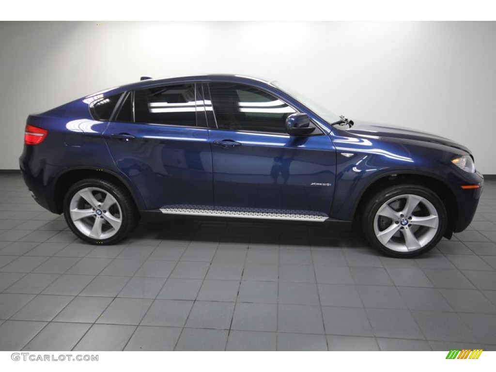 2010 X6 xDrive50i - Deep Sea Blue Metallic / Saddle Brown photo #7
