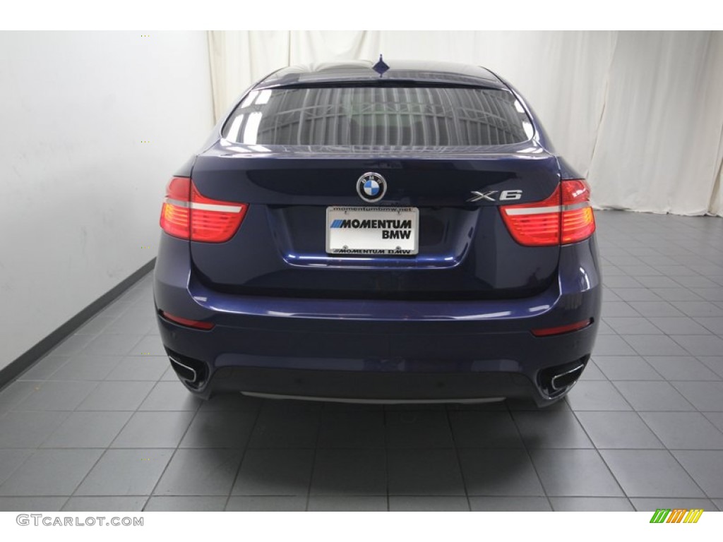 2010 X6 xDrive50i - Deep Sea Blue Metallic / Saddle Brown photo #12