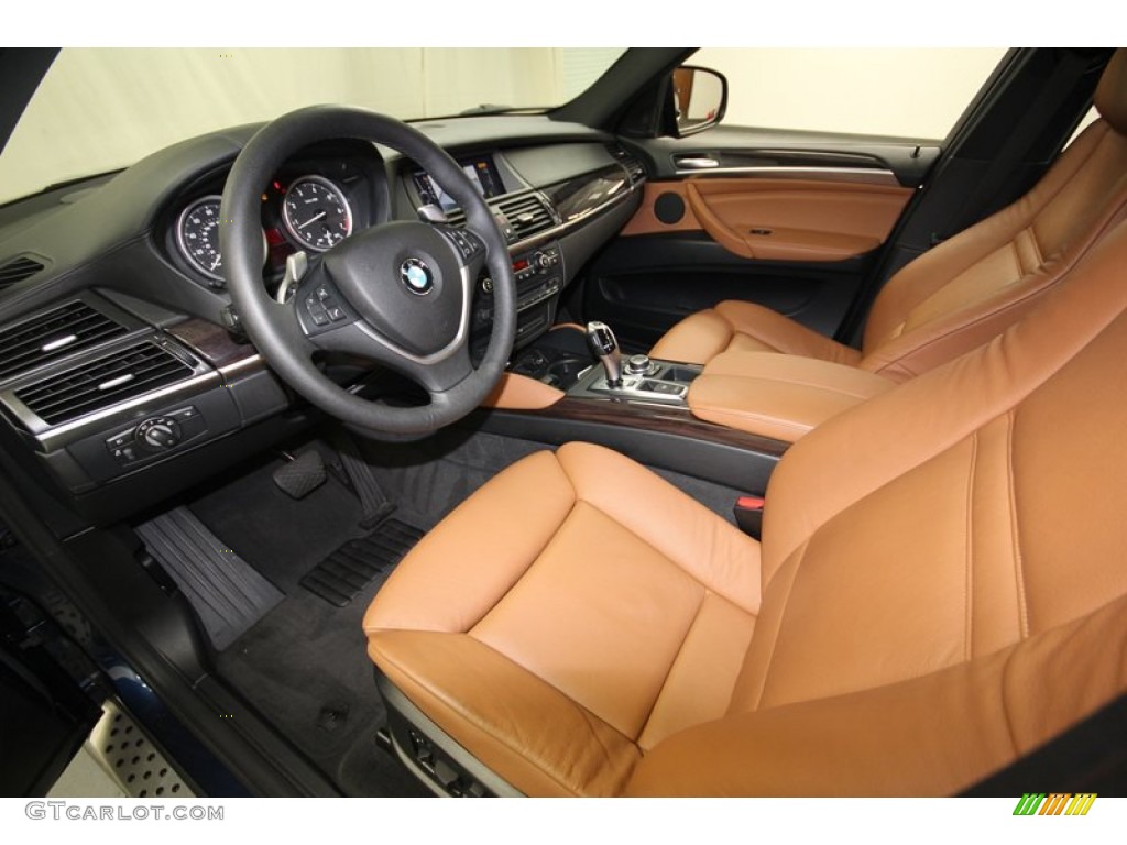 2010 X6 xDrive50i - Deep Sea Blue Metallic / Saddle Brown photo #13