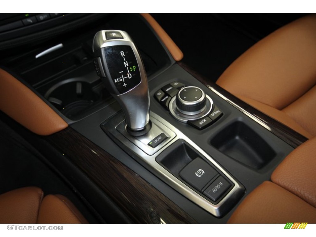 2010 X6 xDrive50i - Deep Sea Blue Metallic / Saddle Brown photo #25