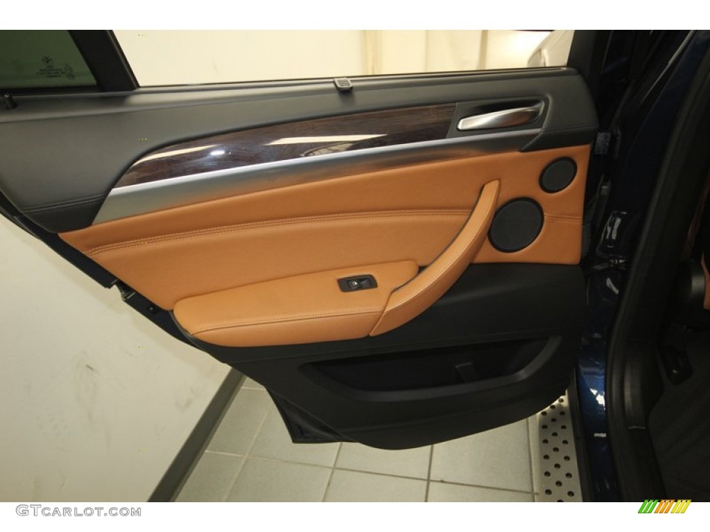 2010 X6 xDrive50i - Deep Sea Blue Metallic / Saddle Brown photo #34